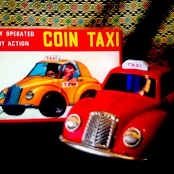 Taxi Bump and go coin car Japan - Picture 1 of 8
